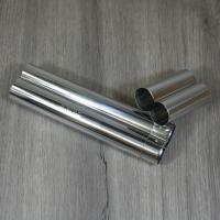 C.Gars Ltd Stainless Steel Double Cigar Tube Case