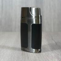 Xikar Element ELX Twin Jet Lighter with Punch Cutter - Black & Gunmetal (End of Line)