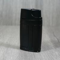 Xikar Element ELX Twin Jet Lighter with Punch Cutter - Black (End of Line)