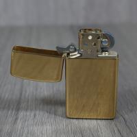 Zippo - High Polished Brass Slim Solid Brass - Windproof Lighter