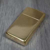 Zippo - High Polished Brass Slim Solid Brass - Windproof Lighter