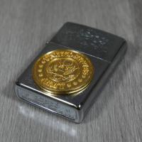 Zippo - U.S. Army Emblem Brushed Chrome - Windproof Lighter