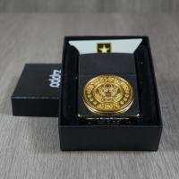 Zippo - U.S. Army Emblem Brushed Chrome - Windproof Lighter