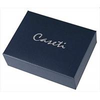 Caseti Push Button Soft Flame Lighter - Chrome Plated & Engine Turn (End of Line)