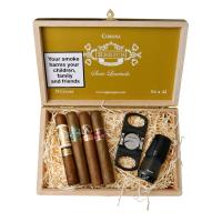 CGars Ltd House Brands Gift Box Sampler - 4 Cigars with Cutter and Lighter