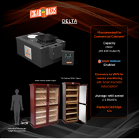 Cigar Oasis DELTA - Electronic Humidifier - For Cabinet Humidors