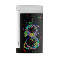 ST Dupont Lighter - Slim 7 - Limited Edition Dragon - Black & Chrome (Discontinued)