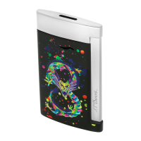 ST Dupont Lighter - Slim 7 - Limited Edition Dragon - Black & Chrome (Discontinued)