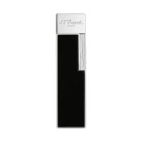 JANUARY SALE - ST Dupont Lighter - Twiggy - Chrome & Black