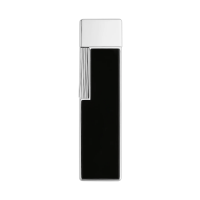 JANUARY SALE - ST Dupont Lighter - Twiggy - Chrome & Black