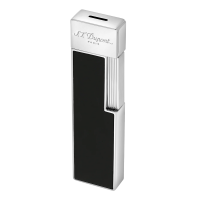 JANUARY SALE - ST Dupont Lighter - Twiggy - Chrome & Black
