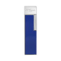 JANUARY SALE - ST Dupont Lighter - Twiggy - Chrome & Blue