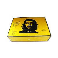 Elie Bleu Humidor - Che - Gold Yellow Sycamore  - 110 Cigar Capacity