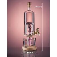 Gin Scottish Bagpiper & 2 Shot Glasses Decanter (Stylish Whisky) - 40% 350ml