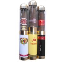 Glass Cigar Travel Tube set - 3 cigars - Great Gift