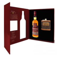 Glendronach 12 Year Old & Hip Flask Set - 70cl 43%