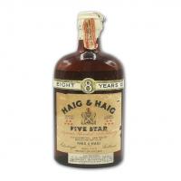Haig and Haig Five Star 8 Year Old 1940s - 86.8 US Proof 4/5 Pint