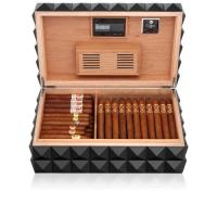 Colibri Quasar Humidor - Matte Black - 150-175 Capacity