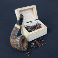 Caminetto High Grade Wood Flock Brown Pipe (CA003) - End of Line