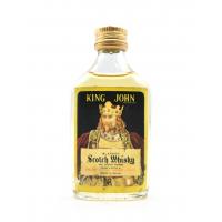 King John Blended Scotch Whisky 100% Scotch Miniature - 40% 5cl