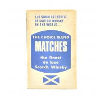 The Smallest Bottle of Whisky in the World Matches Scotch Whisky Miniature