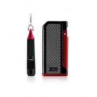 Colibri Monza Single Jet Lighter & Punch Cutter Set -  Red (End of Line)