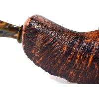 P Jeppesen Giant Special Coral Reef Sandblast Fishtail Pipe (NEER75)