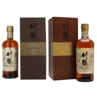 JANUARY SALE - SPECIAL OFFER BUNDLE DEAL - Nikka Taketsuru 17 Year Old & Nikka Taketsuru 21 Year Old Pure Japanese Whisky