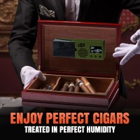 Cigar Oasis Ultra 4.0 - New 4th Generation Electronic Humidifier - 100 Capacity