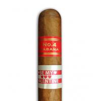 Partagas Serie D No. 4 Cigar - 1 Single (Be my Valentine Band)