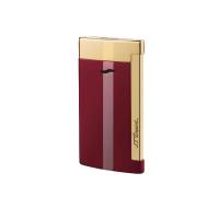 ST Dupont Lighter - Slim 7 Flat Flame Torch - Red and Gold