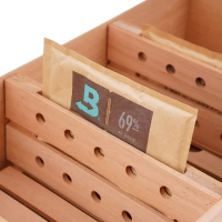 Cigarism Spanish Cedar Fermentation Cigar Humidor Box - 120 Count