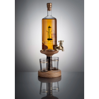 Fisherman Figure Tap and 2 Glasses Whisky Decanter (Stylish Whisky) - 40% 350ml