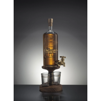 Ship In A Bottle Whisky Decanter With Tap & 2 Whisky Glasses (Stylish Whisky) - 40% 350ml