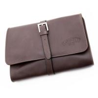 Savinelli Cuoio Leather Travel Pipe Bag - Brown