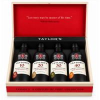 Taylors Century Pack of Tawny Port 4 x 37.5cl Gift Collection