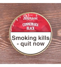 Peterson Connemara Black Pipe Tobacco - 50g Tin