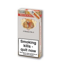 Romeo y Julieta No. 3 Tubed Cigar - Pack of 3