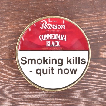Peterson Connemara Black Pipe Tobacco - 50g Tin