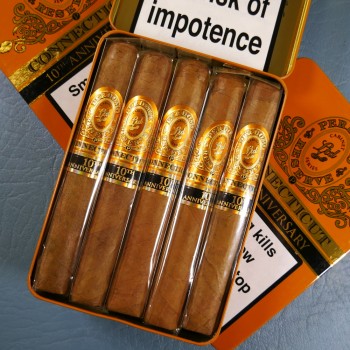 Perdomo 10th Anniversary Connecticut Purito Cigar - Tin of 5