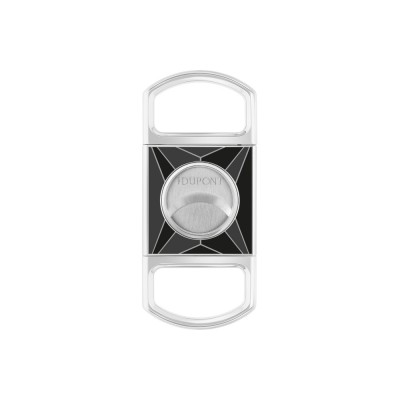 ST Dupont Cigar Cutter - Fire X - Black & Chrome