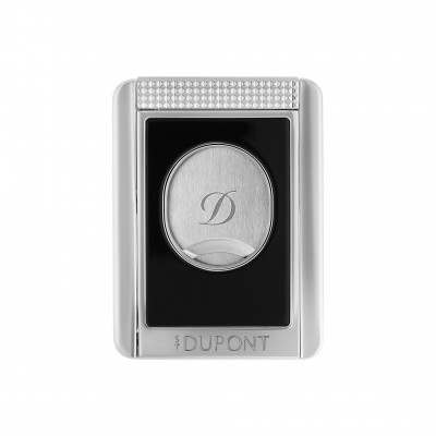 ST Dupont Cigar Cutter & Cigar Stand - Black & Chrome