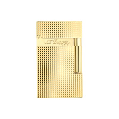 ST Dupont Lighter - Ligne 2 - Gold Diamond Head