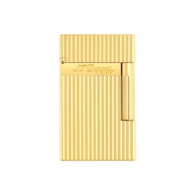 ST Dupont Lighter - Ligne 2 - Gold Vertical Lines