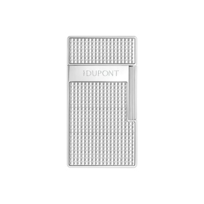 ST Dupont Lighter - Biggy - Diamond Silver