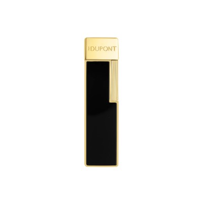 JANUARY SALE - ST Dupont Lighter - Twiggy - Gold & Black