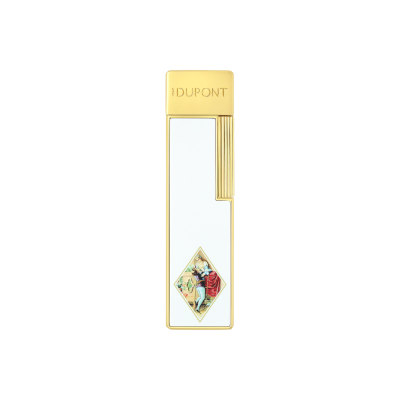 ST Dupont Lighter - Twiggy - Romeo y Julieta - Golden White