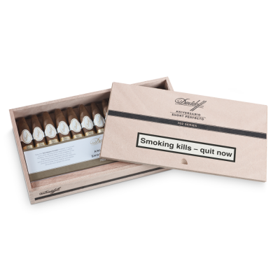 Davidoff 702 Series Aniversario Short Perfecto Cigar - Box of 25 (Discontinued)