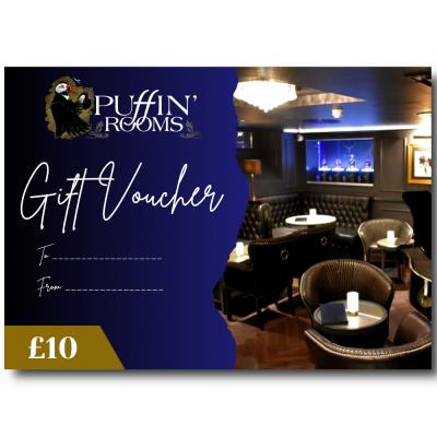 Puffin Rooms - Â£10 Gift Card