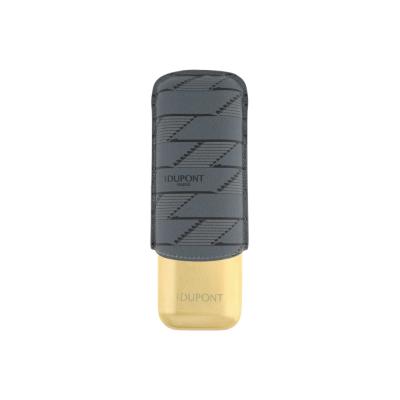 ST Dupont Cigar Case - Monogram 1872 Black - Holds 2 Cigars